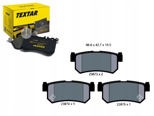 2367301 Klocek Hamulcowy Kpl. Textar