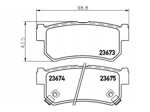 2367301 Klocek Hamulcowy Kpl. Textar