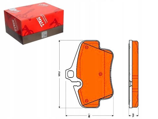 Gdb1758 Klocek Hamulcowy Kpl. Trw