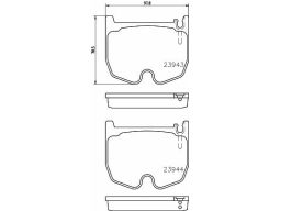 2394301 Klocek Hamulcowy Kpl. Textar