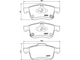 2590601 Klocek Hamulcowy Kpl. Textar