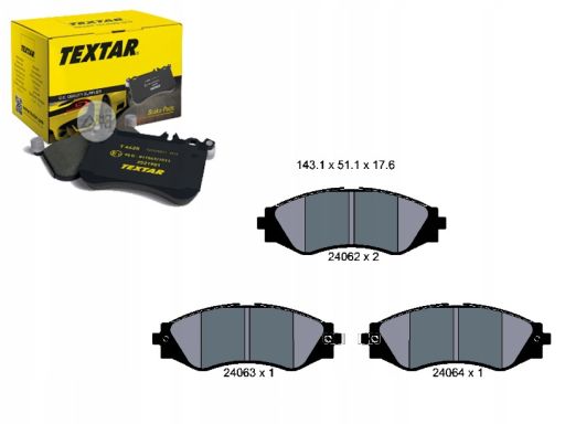 2406201 Klocek Hamulcowy Kpl. Textar