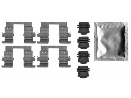 82546900 Zestaw Montażowy Klocków Hamulcowych Textar