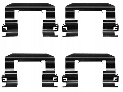 82550200 Zestaw Montażowy Klocków Hamulcowych Textar