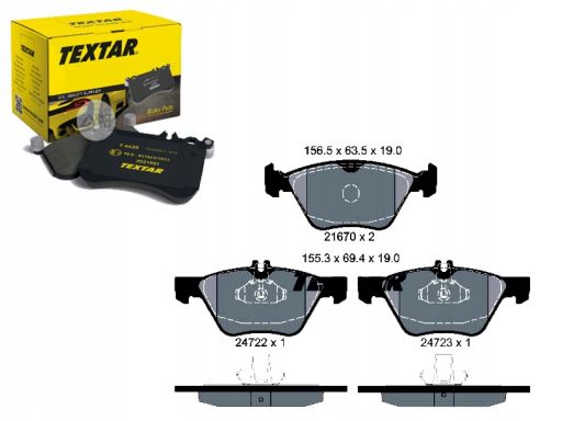 2472201 Klocek Hamulcowy Kpl. Textar