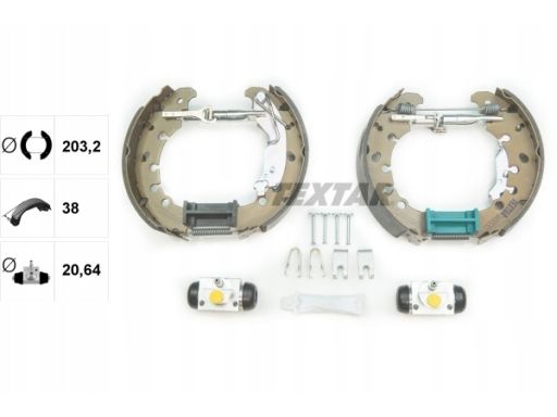 84065301 Szczęki Hamulcowe Kpl. Textar