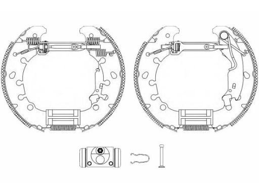 84065301 Szczęki Hamulcowe Kpl. Textar