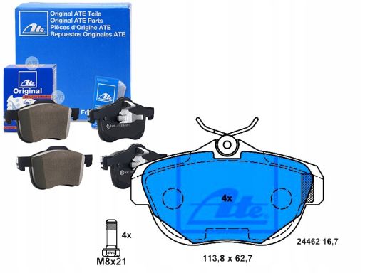 13.0460-2706.2 Klocek Hamulcowy Kpl. Ate