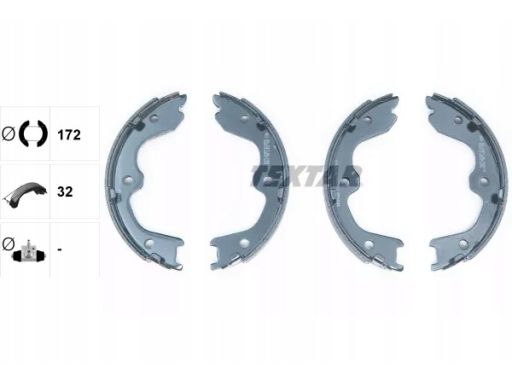 91065900 Szczęki Hamulca Postojowego Kpl. Textar