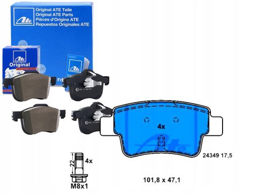 13.0460-3828.2 Klocek Hamulcowy Kpl. Ate