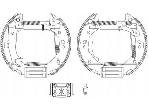 84056800 Szczęki Hamulcowe Kpl. Textar