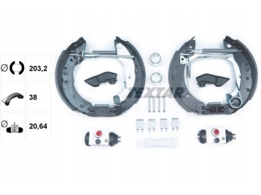 84059801 Szczęki Hamulcowe Kpl. Textar