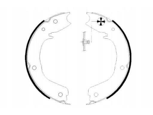 91066000 Szczęki Hamulca Postojowego Kpl. Textar