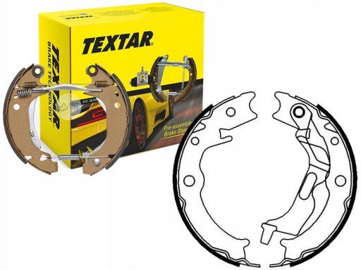 91071000 Szczęki Hamulca Postojowego Kpl. Textar