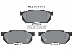 2095902 Klocek Hamulcowy Kpl. Textar