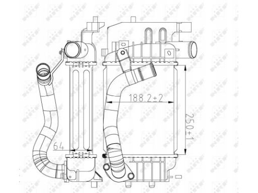 30785 Chłodnica Powietrza Doładowującego Nrf