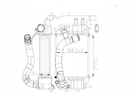 30785 Chłodnica Powietrza Doładowującego Nrf