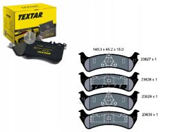 2362701 Klocek Hamulcowy Kpl. Textar