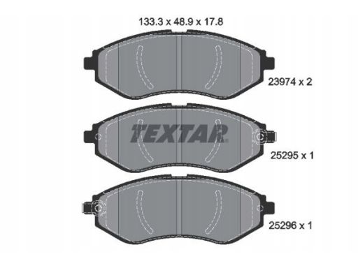 2397406 Klocek Hamulcowy Kpl. Textar