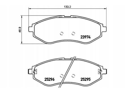 2397406 Klocek Hamulcowy Kpl. Textar