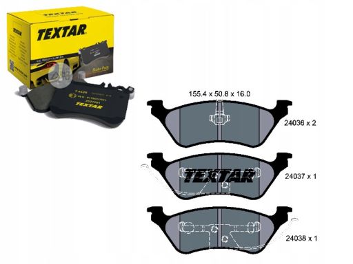 2403601 Klocek Hamulcowy Kpl. Textar