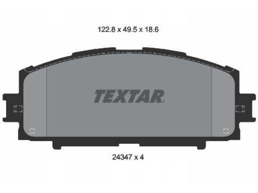 2434701 Klocek Hamulcowy Kpl. Textar