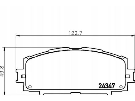 2434701 Klocek Hamulcowy Kpl. Textar