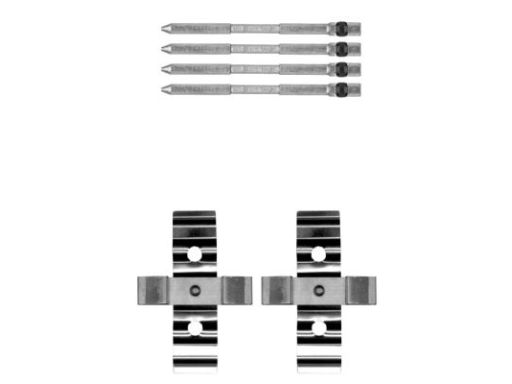 82518000 Zestaw Montażowy Klocków Hamulcowych Textar