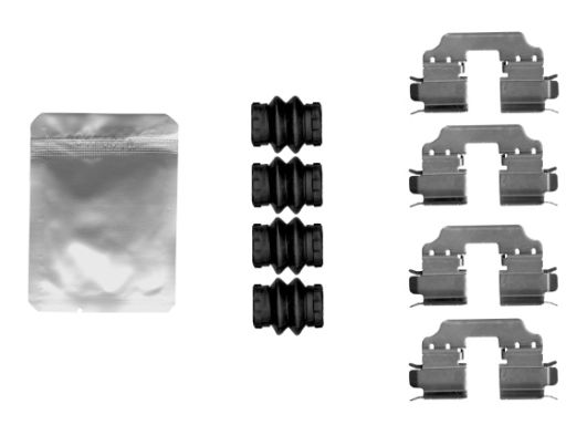 82545200 Zestaw Montażowy Klocków Hamulcowych Textar