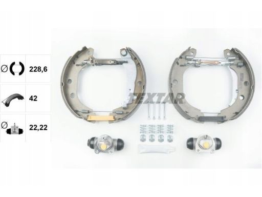 84052701 Szczęki Hamulcowe Kpl. Textar