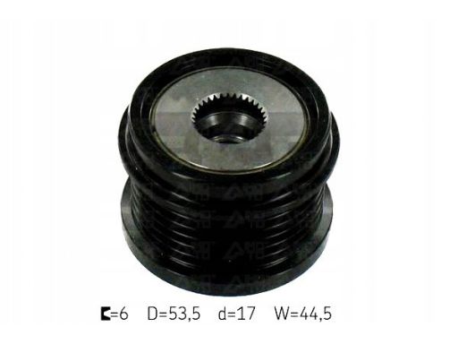 Vkm 03656 Sprzęgło Jednokierunkowe Alternatora Skf