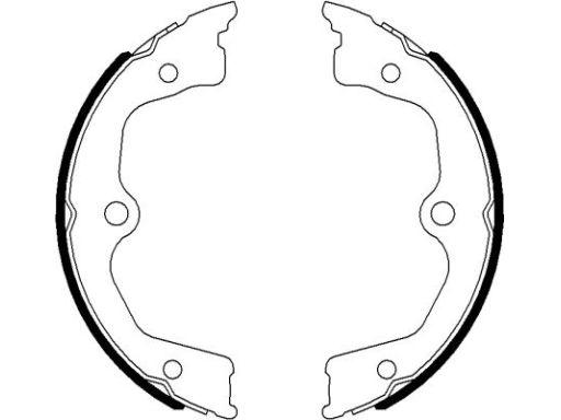 91077700 Szczęki Hamulca Postojowego Kpl. Textar