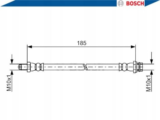 Przewód Hamulcowy Elastyczny 1 987 481 564