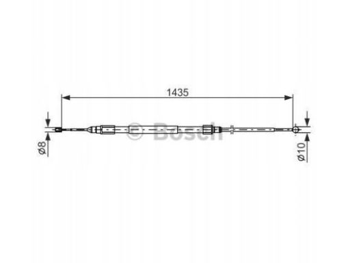 1 987 477 946 Linka Hamulca Postojowego Bosch