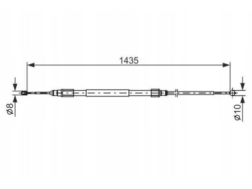 1 987 477 946 Linka Hamulca Postojowego Bosch