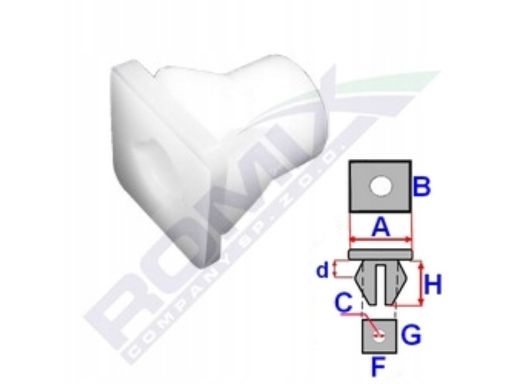 Rom 20009 Kostka Montażowa Romix