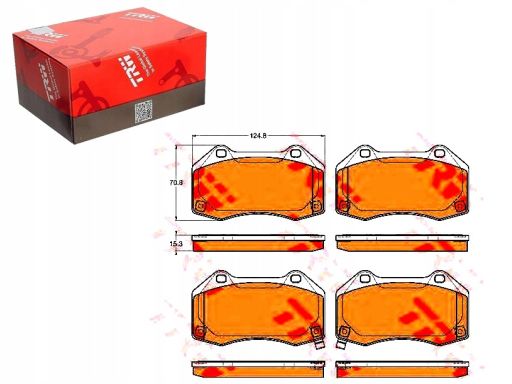 Gdb1979 Klocek Hamulcowy Kpl. Trw