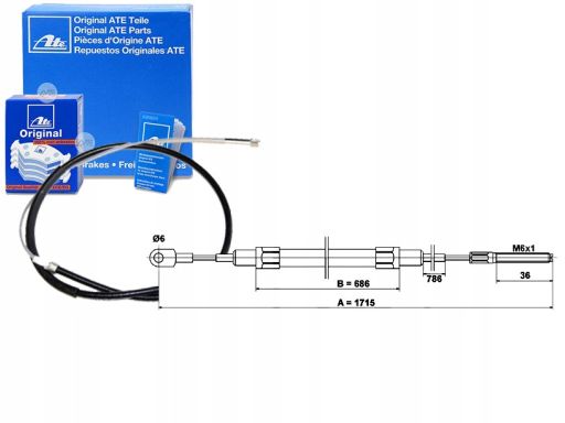 24.3727-0220.2 Linka Hamulca Postojowego Ate