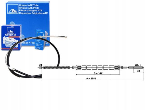 24.3727-2500.2 Linka Hamulca Postojowego Ate