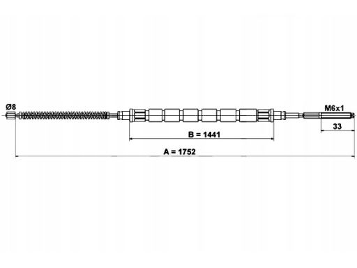 24.3727-2500.2 Linka Hamulca Postojowego Ate