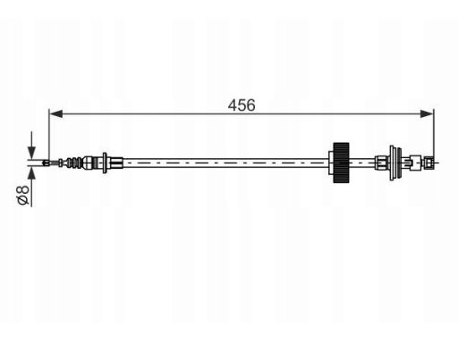 1 987 482 792 Linka Hamulca Postojowego Bosch