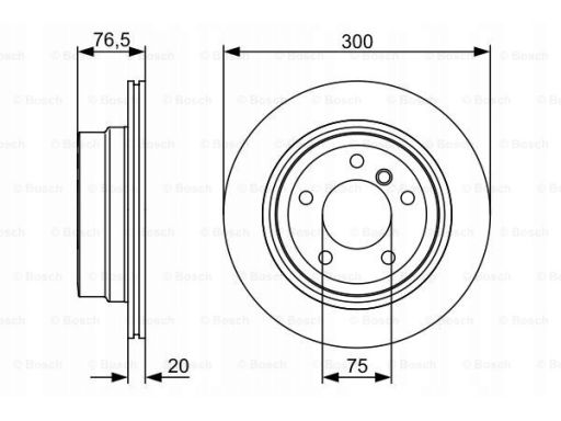 0 986 479 496 Tarcza Hamulcowa Bosch