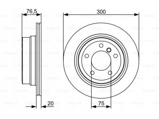 0 986 479 496 Tarcza Hamulcowa Bosch
