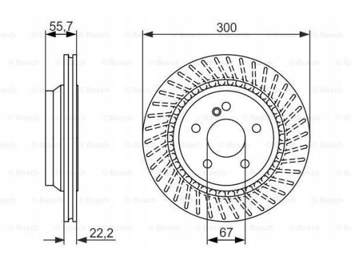 0 986 479 655 Tarcza Hamulcowa Bosch