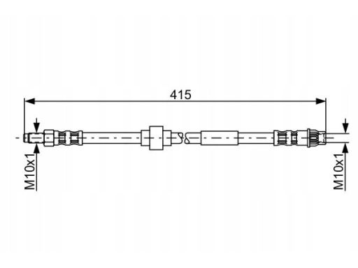 1 987 481 165 Przewód Hamulcowy Elastyczny Bosch