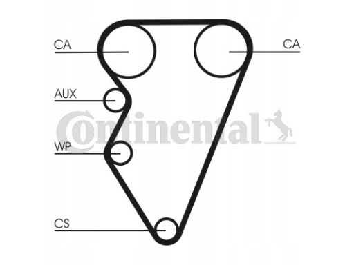 Ct708K1 Zestaw Paska Rozrządu Continental Ctam Con