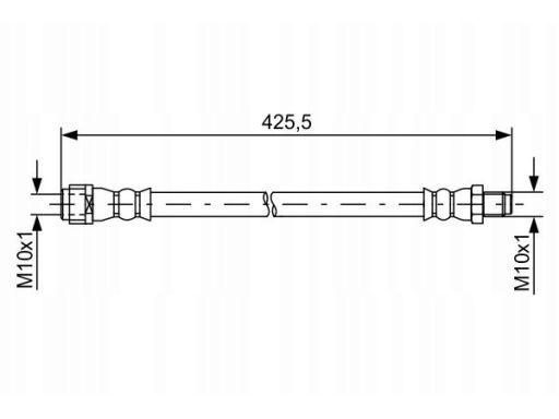 1 987 481 610 Przewód Hamulcowy Elastyczny Bosch