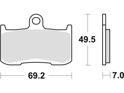 Mcb737Sv Klocki Ham. Przód Moto. (Sinter Street) Trw