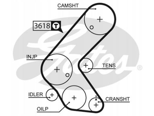 K045563Xs Zestaw Paska Rozrządu Gates