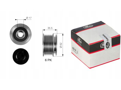 Oap7044 Sprzęgło Jednokierunkowe Alternatora Gates